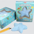 Starfish Marine Life Gemstone Dig Kit Archaeological Excavation Toy Children Science Kit Handmade Toys For Boy Girl Gifts