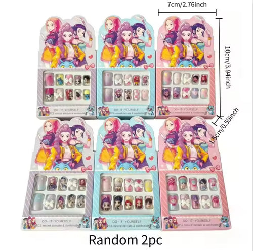 Girl Group Exquisite Wearable Nail Stickers