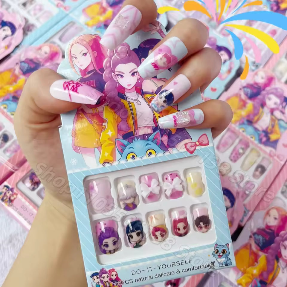 Girl Group Exquisite Wearable Nail Stickers